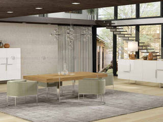 ​Mesa de Jantar Oliver, Decordesign Interiores Decordesign Interiores Tropical style dining room