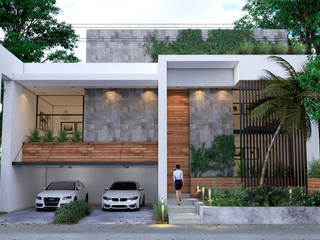 vivienda sustentable Cancun, ELOARQ ELOARQ Single family home Concrete