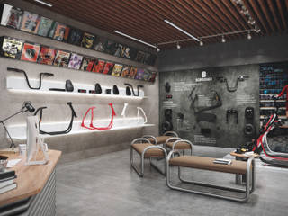 Scrooser Concept Store, UB City , Studio Gritt Studio Gritt مساحات تجارية أسمنت