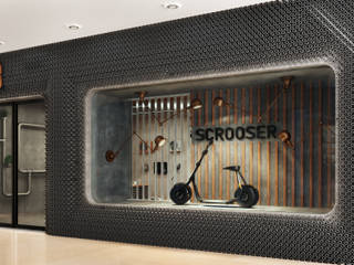 Scrooser Concept Store, UB City , Studio Gritt Studio Gritt Commercial spaces Iron/Steel