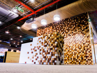 Media IQ , Lavelle Road, Studio Gritt Studio Gritt Ruang Komersial Kayu Wood effect