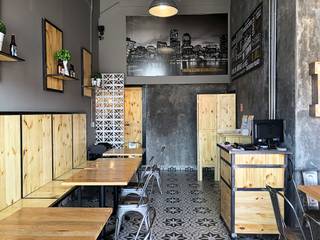 The Boston Burger Company, Estudio Chipotle Estudio Chipotle Commercial spaces Kim loại