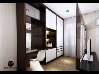 J Permai Interior, Lims Architect Lims Architect Phòng ngủ phong cách tối giản