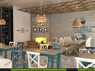 RESTAURANT, NERO MİMARLIK YAPI A.Ş NERO MİMARLIK YAPI A.Ş Interior garden