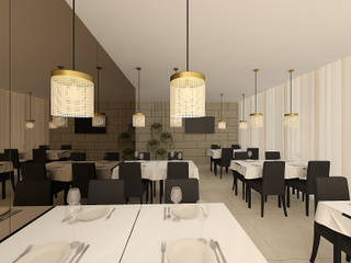 Restaurante Torres, 411 - Design e Arquitectura de Interiores 411 - Design e Arquitectura de Interiores Modern dining room