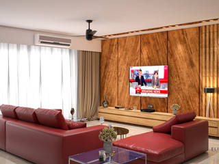 Vanita Height surat, elicit design elicit design Country style living room Chipboard