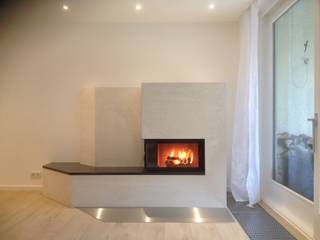 Speicher-Kamin, FORMTEQ FORMTEQ Modern Oturma Odası Granit