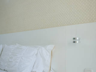 Habitacion principal, Monica Saravia Monica Saravia モダンスタイルの寝室 白色