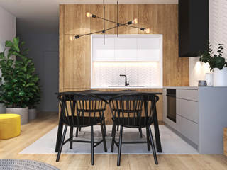 Ciepłe mieszkanie w nowoczesnym stylu, Ambience. Interior Design Ambience. Interior Design Modern kitchen