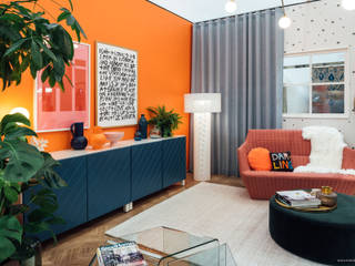 Grand Designs Live Room-Set, Sara Slade Interiors Sara Slade Interiors Гостиная в стиле модерн