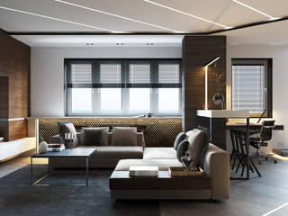 GURU KRUPA INTERIOR GOA, GURU KRUPA INTERIOR GURU KRUPA INTERIOR Modern living room پلائیووڈ Wood effect
