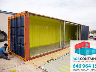 contenedores marítimos para eventos, Ros container Ros container Ruang Komersial Metal