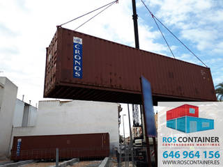 Contenedores marítimos para la construcción de un Restaurante, Ros container Ros container Commercial spaces Metal