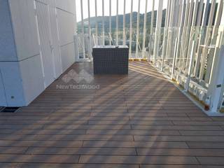 士林─木蘭居, 新綠境實業有限公司 新綠境實業有限公司 Roof terrace Wood-Plastic Composite