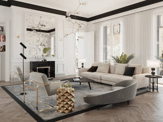 In House Designs - Modern Living Room Ideas, Dessiner Interior Architectural Dessiner Interior Architectural غرفة المعيشة