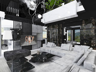 AT THE DROP OF A HAT | Wnętrza domu, ARTDESIGN architektura wnętrz ARTDESIGN architektura wnętrz Salas de estar modernas