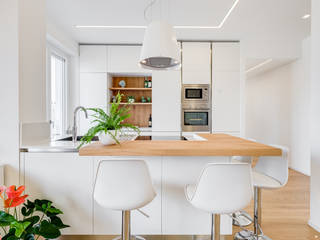 Don Bosco Minimal Design - Eleganza e Semplicità per una Casa Moderna, EF_Archidesign EF_Archidesign Nhà bếp phong cách tối giản