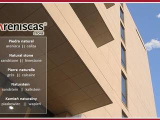 ◆ Stone cladding ◆ Fachadas de piedra ◆ Façades en pierre , ARENISCAS STONE ARENISCAS STONE Condominio Pietra Ambra/Oro