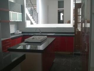 Cocina , ARDI Arquitectura y servicios ARDI Arquitectura y servicios Muebles de cocinas Aglomerado Rojo