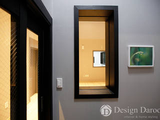 용인 전원주택 B동 30py, Design Daroom 디자인다룸 Design Daroom 디자인다룸 Modern Corridor, Hallway and Staircase