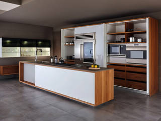 Kitchen T1 - Modular Kitchen, Tiara Furniture Systems Tiara Furniture Systems 現代廚房設計點子、靈感&圖片