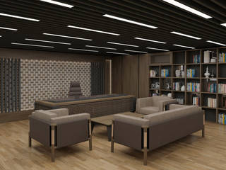 Albayrak İnşaat Proje Çalışması , Grand Office Grand Office Modern study/office