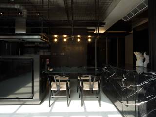 桃園 陳邸, 16.A.DesignCrew 16.A.DesignCrew Eclectic style dining room