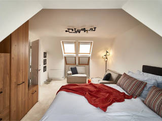 The Vaulted Industrial Bedroom, Aorta the heart of art Aorta the heart of art Industrial style bedroom