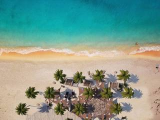 HS BEACH CLUB, Holbox, Carlos Gallego Carlos Gallego Tropical style balcony, porch & terrace