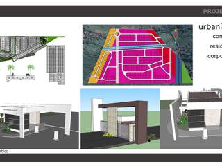 Projeto Urbanístico, Andrea Girotto Arquitetura + Engenharia Andrea Girotto Arquitetura + Engenharia 모던스타일 정원