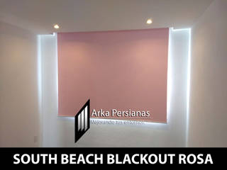 Enrollables Blackout Rosa, Arka Persianas Arka Persianas Moderne Schlafzimmer
