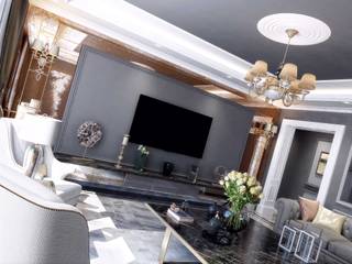 Tülay K. Villa - Balıkesir, ANTE MİMARLIK ANTE MİMARLIK Modern Living Room