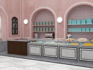 Pistachio Rose - Bakery & Cafe, Lunar Lunar Lunar Lunar Ruang Komersial Pink