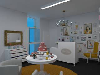 Projecto 3D Loja Cake Design, Versatilis Inovação Design Versatilis Inovação Design Комерційні приміщення