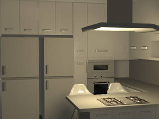 Cocina Moderna - Ilo, Minimalistika.com Minimalistika.com Kitchen units Chipboard White