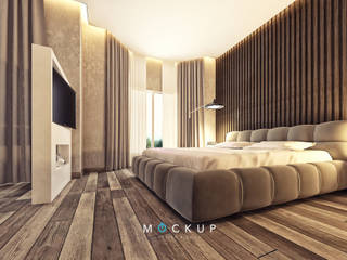 مدينتي - القاهرة الجديدة, Mockup studio Mockup studio Спальня в стиле модерн