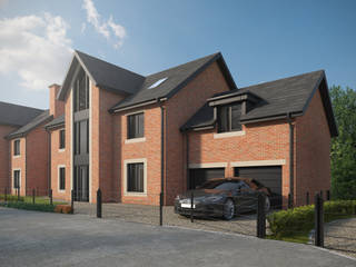 Hunt Lane Chadderton, CRISP3D CRISP3D Casas unifamilares Tijolo