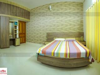 Architects and interior designers in kochi, Creo Homes Pvt Ltd Creo Homes Pvt Ltd Dormitorios de estilo asiático Madera Acabado en madera