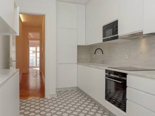 Apartamento T3 Amoreiras - Lisboa, EU LISBOA EU LISBOA Кухня в стиле модерн