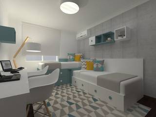 Quarto Juvenil, Minna Interiores Minna Interiores Phòng ngủ của trẻ em