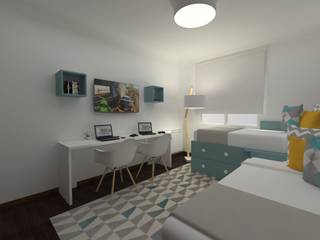 Quarto Juvenil, Minna Interiores Minna Interiores Phòng ngủ của trẻ em