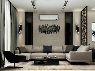 Private Residence , Mountain View New Cairo , THDstudio THDstudio Modern living room