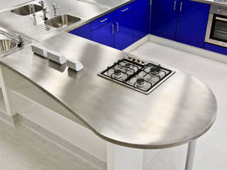 Studley High School Food Tech Room, DSM Stainless Products DSM Stainless Products Cocinas de estilo moderno Metal