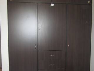 CLOSET, A G ARTEMUEBLE A G ARTEMUEBLE Casas modernas Aglomerado