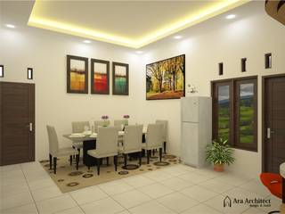 Desain Interior Dapur dan Ruang Makan Bapak Junaedi Blitar, Ara Architect Studio Ara Architect Studio مطبخ