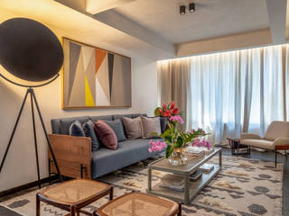 Casa Cor 2018, Gisele Taranto Arquitetura Gisele Taranto Arquitetura Moderne Wohnzimmer