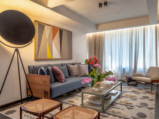 Casa Cor 2018, Gisele Taranto Arquitetura Gisele Taranto Arquitetura Modern living room