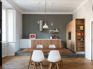 Osb style, ghostarchitects ghostarchitects Industrial style kitchen Wood Beige