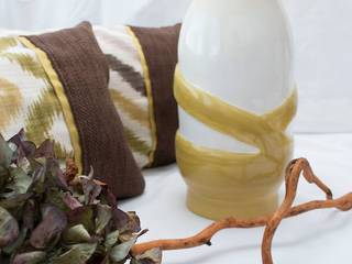 Chiara, inllux inllux Modern Living Room Ceramic Amber/Gold