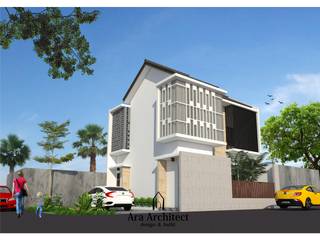 Desain Rumah Dua Lantai Bapak Yongki Di Bogor, Ara Architect Studio Ara Architect Studio